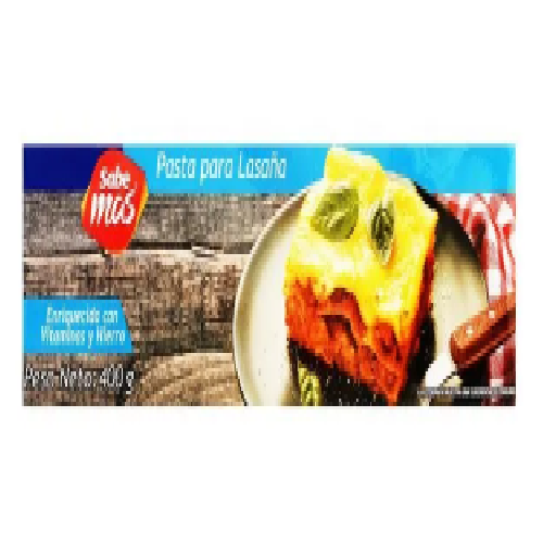 Pasta Lasagna Sabemas, caja -400g